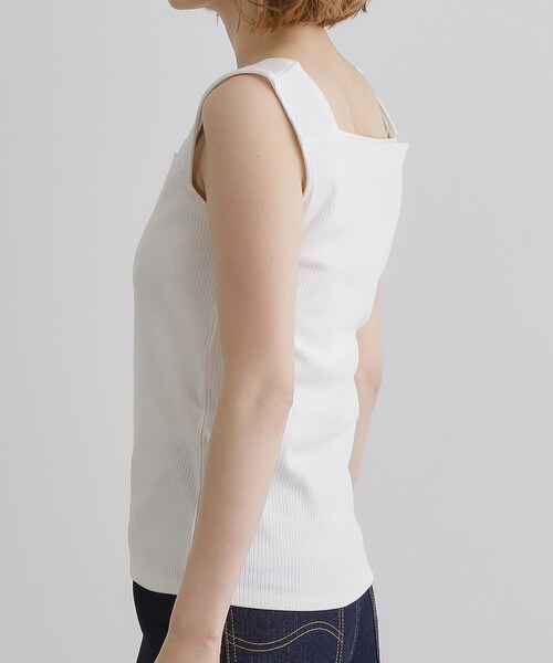 grove（グローブ）の「シアードッキングタンクトップ（タンクトップ・レディース・ブラック/オフホワイト/ダークグレー・02/03/04/01/05）」の17枚目の写真