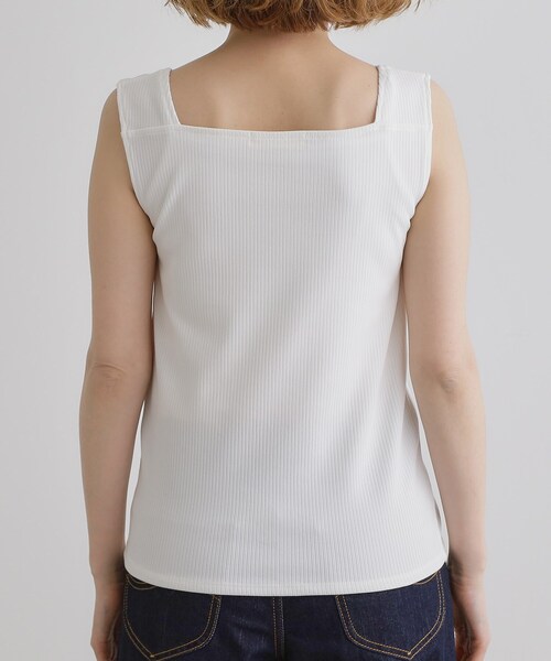 grove（グローブ）の「シアードッキングタンクトップ（タンクトップ・レディース・ブラック/オフホワイト/ダークグレー・02/03/04/01/05）」の18枚目の写真