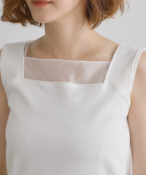 grove（グローブ）の「シアードッキングタンクトップ（タンクトップ・レディース・ブラック/オフホワイト/ダークグレー・02/03/04/01/05）」の19枚目の写真