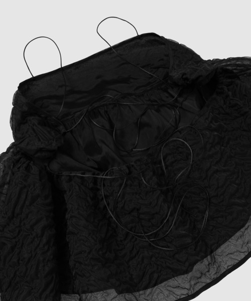 CECILIE BAHNSEN(セシリー バンセン)の「STRAP PEPLUM TOP WITH ADJUSTABLE OPEN BACK(その他トップス・レディース・ブラック・6/8)」の3枚目の写真