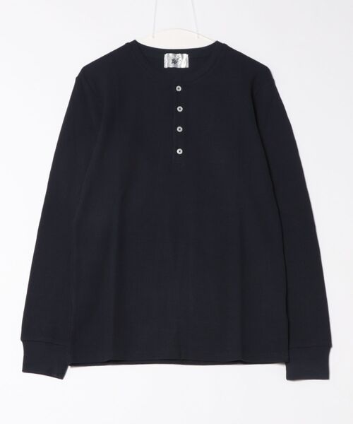 ARCHIVER(アーカイバ)の「【RS】【RDS】ヘンリーネック サーマルロングスリーブTシャツ(Tシャツ/カットソー・レディース・ベージュ/ネイビー/ライトピンク/グレー/カーキ・MEDIUM/X-LARGE/LARGE)」の21枚目の写真