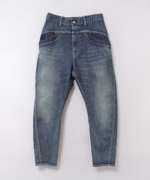URCH RNA(アーチ アールエヌエー)の「R4326 ロークロッチニューリブパンツ(デニムパンツ・レディース・インディゴブルー・FREE)」の4枚目の写真
