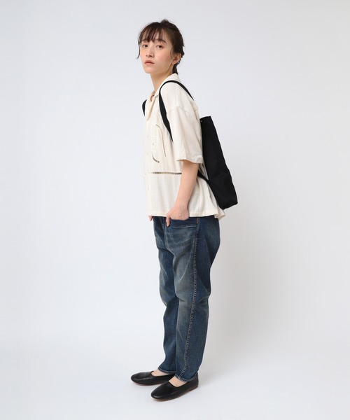 URCH RNA(アーチ アールエヌエー)の「R4326 ロークロッチニューリブパンツ(デニムパンツ・レディース・インディゴブルー・FREE)」の7枚目の写真