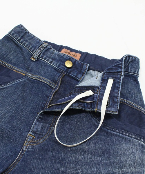 URCH RNA(アーチ アールエヌエー)の「R4326 ロークロッチニューリブパンツ(デニムパンツ・レディース・インディゴブルー・FREE)」の10枚目の写真