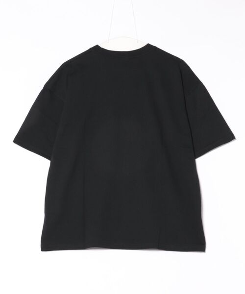 BAYBLO（ベイブロ）の「(GV)ワイドシルエットミニロゴTシャツ　吸水速乾 UVカット（Tシャツ/カットソー・メンズ・ダークグリーン/ブルー/ホワイト系その他2/ブラック系その他3/ブラック/グレイッシュベージュ/ブラック系その他2/サーモンピンク/ホワイト/スミクロ/ネイビー/ミント・M/L/LL）」の13枚目の写真