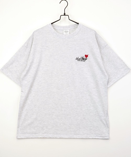 BAYBLO（ベイブロ）の「(GV)ワイドシルエットミニロゴTシャツ　吸水速乾 UVカット（Tシャツ/カットソー・メンズ・ダークグリーン/ブルー/ホワイト系その他2/ブラック系その他3/ブラック/グレイッシュベージュ/ブラック系その他2/サーモンピンク/ホワイト/スミクロ/ネイビー/ミント・M/L/LL）」の2枚目の写真