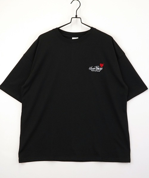 BAYBLO（ベイブロ）の「(GV)ワイドシルエットミニロゴTシャツ　吸水速乾 UVカット（Tシャツ/カットソー・メンズ・ダークグリーン/ブルー/ホワイト系その他2/ブラック系その他3/ブラック/グレイッシュベージュ/ブラック系その他2/サーモンピンク/ホワイト/スミクロ/ネイビー/ミント・M/L/LL）」の6枚目の写真