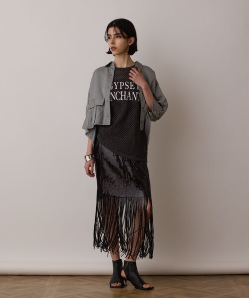 セール】クラッシュロゴTシャツ（シャツ/ブラウス）｜GRACE