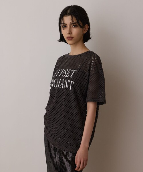 グレースコンチネンタル GRACE CONTINENTAL 25SS クラッシュロゴTシャツ カットソー 半袖 36 茶 ブラウン /SS ■OS レディース 楽天市場】【30％OFFセール】25SS,0125242121,クラッシュロゴT