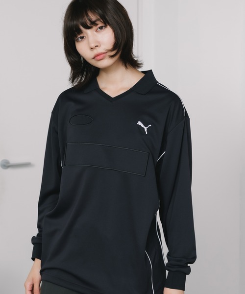 セール】PUMA/プーマ WARDROBE ESS + FOOTBALL SHIRT シャツ（T