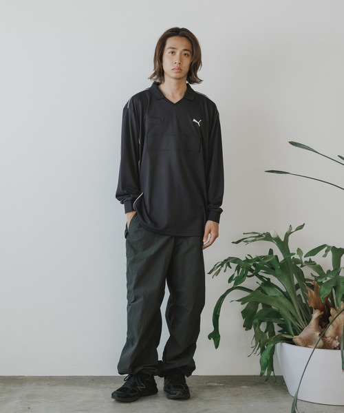 PUMA(プーマ)の「PUMA/プーマ WARDROBE ESS + FOOTBALL SHIRT シャツ メンズ 秋物 秋服 2026年秋冬(Tシャツ/カットソー・メンズ・ブラック・XL/M/L)」の15枚目の写真
