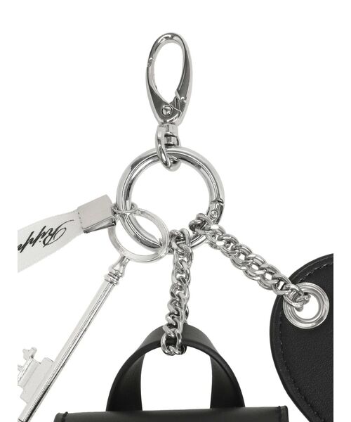 dazzlin（ダズリン）の「ハートリボンマルチチャーム（キーホルダー・レディース・オフホワイト/ブルー/ブラック/グリーン・FREE）」の8枚目の写真