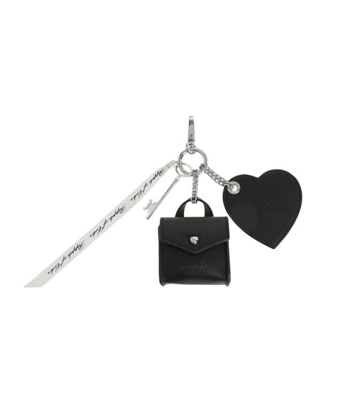 dazzlin（ダズリン）の「ハートリボンマルチチャーム（キーホルダー・レディース・オフホワイト/ブルー/ブラック/グリーン・FREE）」の13枚目の写真