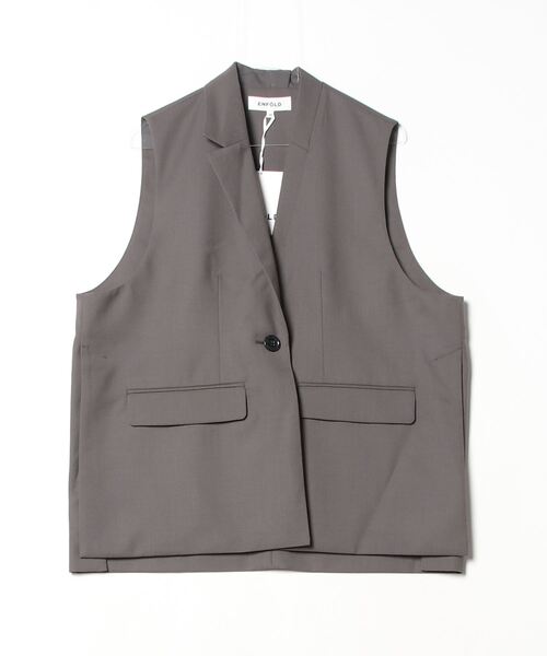ENFOLD テーラードベスト セール/ブランド古着】WIDE TAILORED VEST ベスト（ベスト）｜ENFOLD