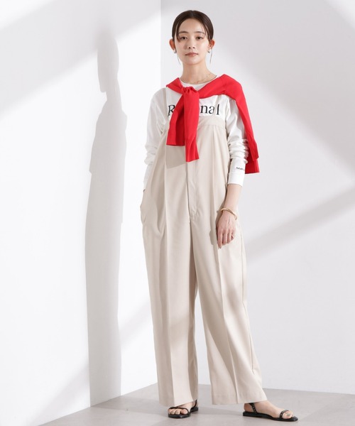 NANO universe（ナノユニバース）の「ベアオールインワン（つなぎ/オールインワン・レディース・グレー/ブラック/ベージュ・FREE）」の3枚目の写真