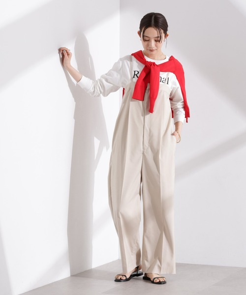 NANO universe（ナノユニバース）の「ベアオールインワン（つなぎ/オールインワン・レディース・グレー/ブラック/ベージュ・FREE）」の14枚目の写真