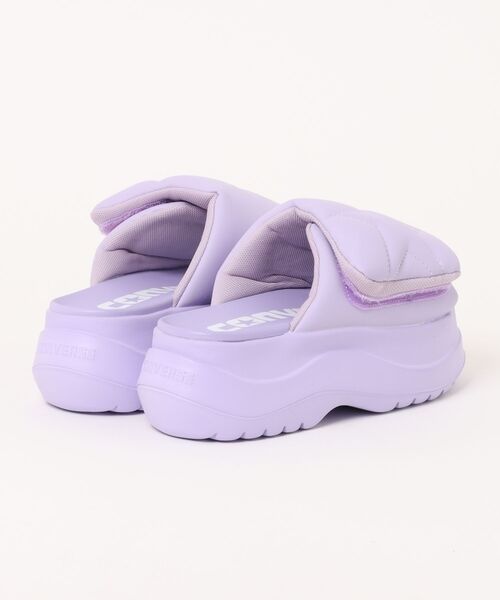 CONVERSE(コンバース)の「【CONVERSE】コンバース CHEWY PS(チューイー PS)(サンダル・レディース・ライラック/ブラック×ブラック・7/6/5)」の3枚目の写真