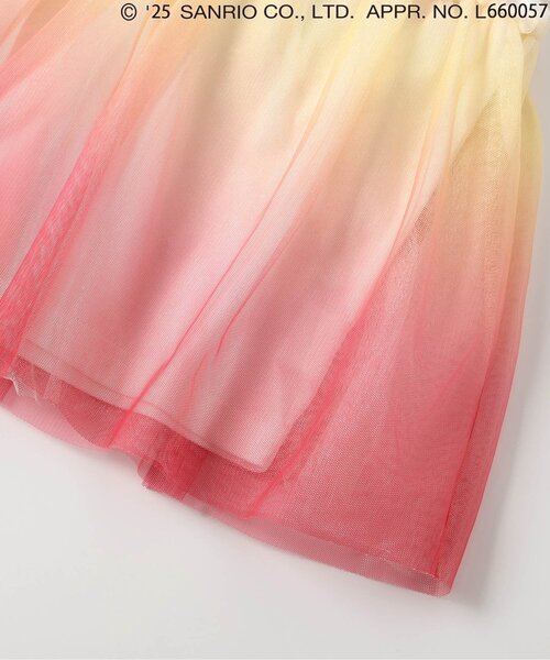 sanrio（サンリオ）の「【サンリオキャラクターズ】グラデーションチュールトップス（Tシャツ/カットソー・キッズ・ピンク/アイボリー・80/90/100/110/120/130/140）」の17枚目の写真