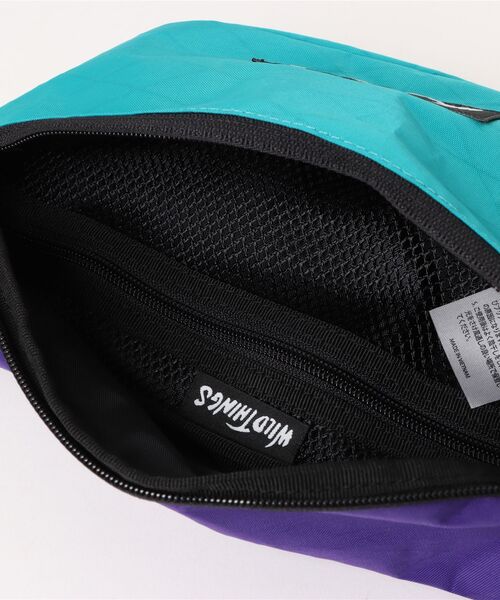 WILD THINGS（ワイルドシングス）の「【WILD THINGS】ナイロンウエストバッグ ボディバッグ（ボディバッグ/ウエストポーチ・メンズ・ブラック/マルチ/ベージュ・FREE）」の10枚目の写真