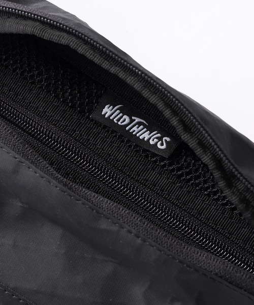 WILD THINGS（ワイルドシングス）の「【WILD THINGS】ナイロンウエストバッグ ボディバッグ（ボディバッグ/ウエストポーチ・メンズ・ブラック/マルチ/ベージュ・FREE）」の7枚目の写真