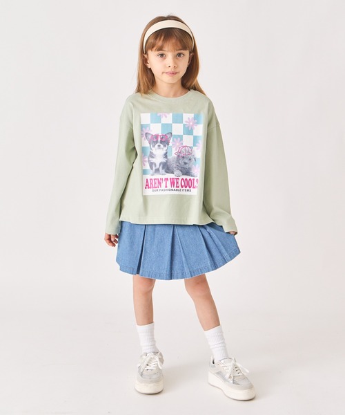 ever closet（エバークローゼット）の「アニマルフォト Tシャツ（Tシャツ/カットソー・キッズ・ブルー系その他5/ピンク/オフホワイト/ベージュ系その他5/チャコール/ミント・80ｃｍ/90cm/100cm/110cm/120cm/130cm/140cm/150cm）」の13枚目の写真