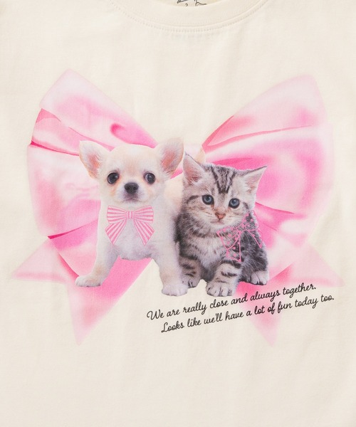 ever closet（エバークローゼット）の「アニマルフォト Tシャツ（Tシャツ/カットソー・キッズ・ブルー系その他5/ピンク/オフホワイト/ベージュ系その他5/チャコール/ミント・80ｃｍ/90cm/100cm/110cm/120cm/130cm/140cm/150cm）」の20枚目の写真