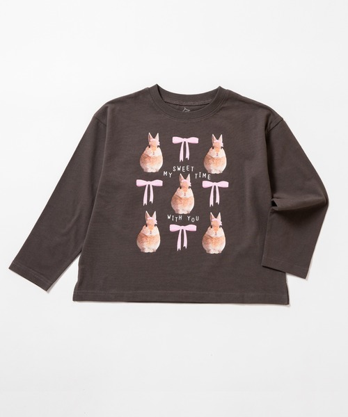 ever closet（エバークローゼット）の「アニマルフォト Tシャツ（Tシャツ/カットソー・キッズ・ブルー系その他5/ピンク/オフホワイト/ベージュ系その他5/チャコール/ミント・80ｃｍ/90cm/100cm/110cm/120cm/130cm/140cm/150cm）」の21枚目の写真