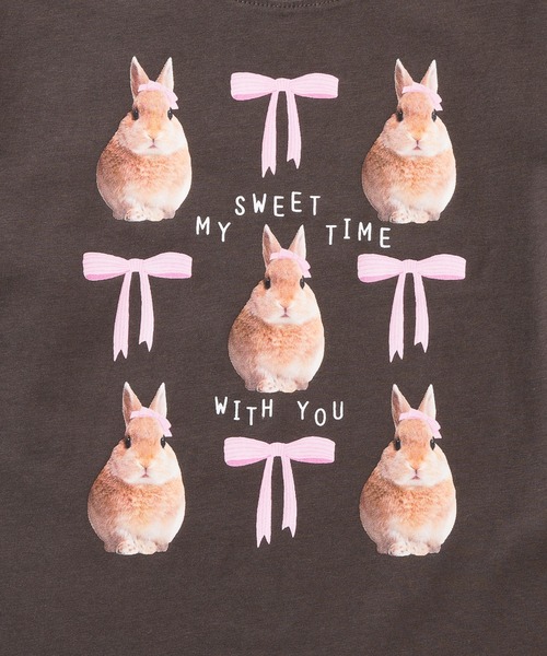 ever closet（エバークローゼット）の「アニマルフォト Tシャツ（Tシャツ/カットソー・キッズ・ブルー系その他5/ピンク/オフホワイト/ベージュ系その他5/チャコール/ミント・80ｃｍ/90cm/100cm/110cm/120cm/130cm/140cm/150cm）」の22枚目の写真