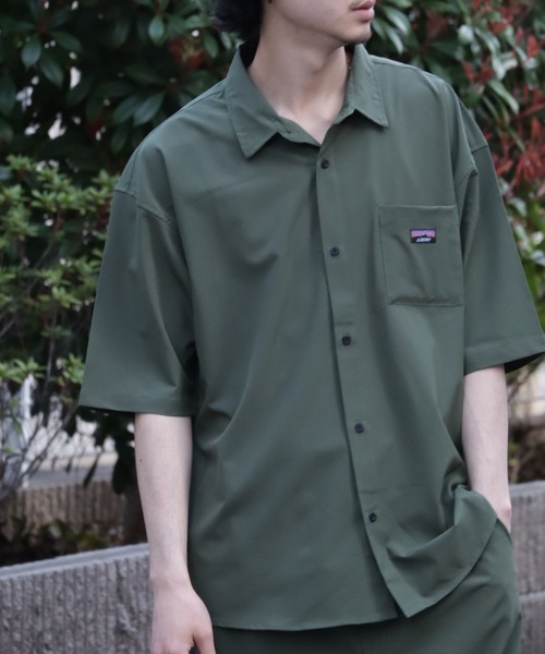 GERRY(ジェリー)の「【GERRY/ジェリー】 接触冷感 ドットメッシュ ストレッチ 半袖シャツ(シャツ/ブラウス・メンズ・ベージュ系/ブラック/カーキ/ネイビー系・M/L/LL)」の3枚目の写真