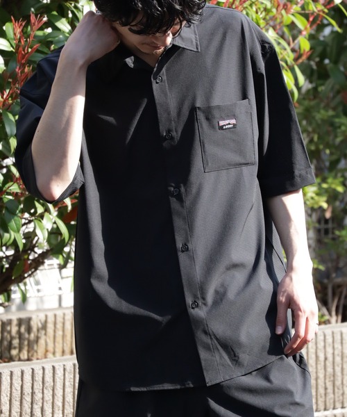 GERRY(ジェリー)の「【GERRY/ジェリー】 接触冷感 ドットメッシュ ストレッチ 半袖シャツ(シャツ/ブラウス・メンズ・ベージュ系/ブラック/カーキ/ネイビー系・M/L/LL)」の17枚目の写真