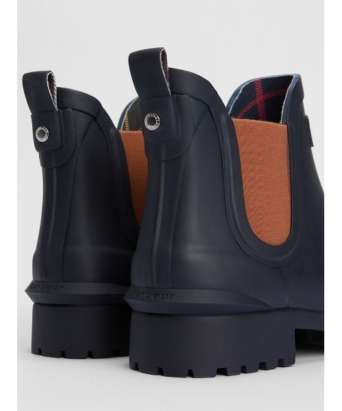 Barbour（バブアー）の「Wilton サイドゴア レインブーツ（レディース）（レインシューズ・レディース・ブラック/グリーン/ネイビー/ダークブルー/オリーブ/ライトブルー・6/4/3/5）」の20枚目の写真