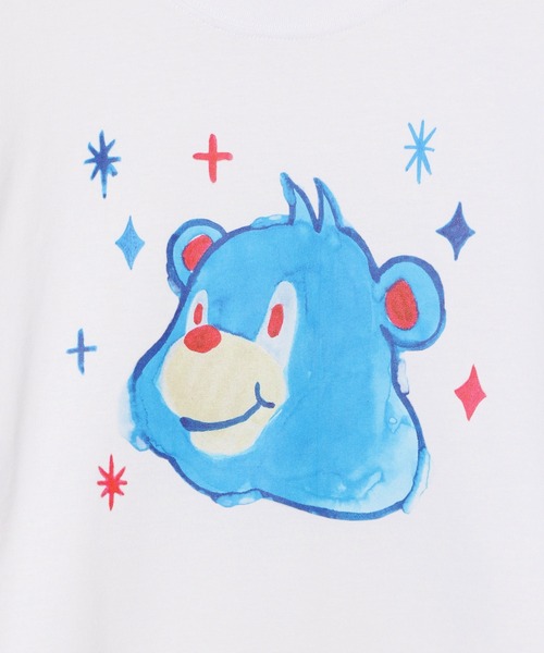 LMCの「【UNISEX】LMC／ウォーターカラーベアT（Tシャツ/カットソー・レディース・ホワイト/ブラック/シャーベット・MEDIUM/LARGE/SMALL）」の6枚目の写真