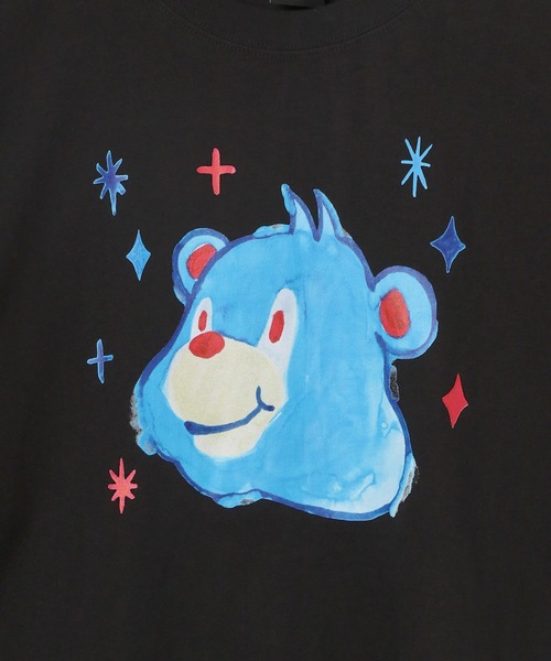 LMCの「【UNISEX】LMC／ウォーターカラーベアT（Tシャツ/カットソー・レディース・ホワイト/ブラック/シャーベット・MEDIUM/LARGE/SMALL）」の7枚目の写真