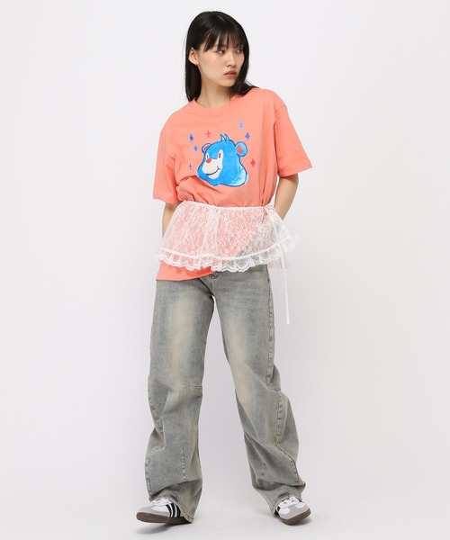 LMCの「【UNISEX】LMC／ウォーターカラーベアT（Tシャツ/カットソー・レディース・ホワイト/ブラック/シャーベット・MEDIUM/LARGE/SMALL）」の14枚目の写真
