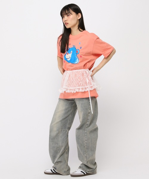 LMCの「【UNISEX】LMC／ウォーターカラーベアT（Tシャツ/カットソー・レディース・ホワイト/ブラック/シャーベット・MEDIUM/LARGE/SMALL）」の15枚目の写真