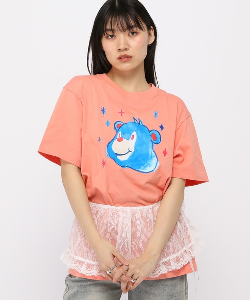 LMCの「【UNISEX】LMC／ウォーターカラーベアT（Tシャツ/カットソー・レディース・ホワイト/ブラック/シャーベット・MEDIUM/LARGE/SMALL）」の17枚目の写真