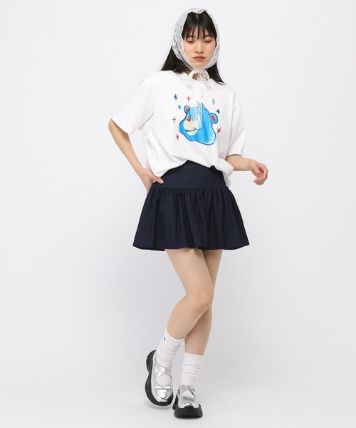 LMCの「【UNISEX】LMC／ウォーターカラーベアT（Tシャツ/カットソー・レディース・ホワイト/ブラック/シャーベット・MEDIUM/LARGE/SMALL）」の9枚目の写真