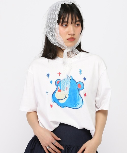 LMCの「【UNISEX】LMC／ウォーターカラーベアT（Tシャツ/カットソー・レディース・ホワイト/ブラック/シャーベット・MEDIUM/LARGE/SMALL）」の12枚目の写真