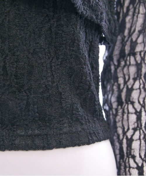 clear（クリア）の「キャミ&カーディガンセットレーストップス[スタイルアップ 韓国 ファッション]≪SS新作≫（Tシャツ/カットソー・レディース・ブラック/オフホワイト/チャコールグレー/アイボリー/ブラウン・F）」の17枚目の写真