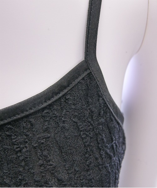 clear（クリア）の「キャミ&カーディガンセットレーストップス[スタイルアップ 韓国 ファッション]≪SS新作≫（Tシャツ/カットソー・レディース・ブラック/オフホワイト/チャコールグレー/アイボリー/ブラウン・F）」の20枚目の写真