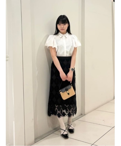 LOULOU WILLOUGHBY】バルーンスリーブシャツブラウス