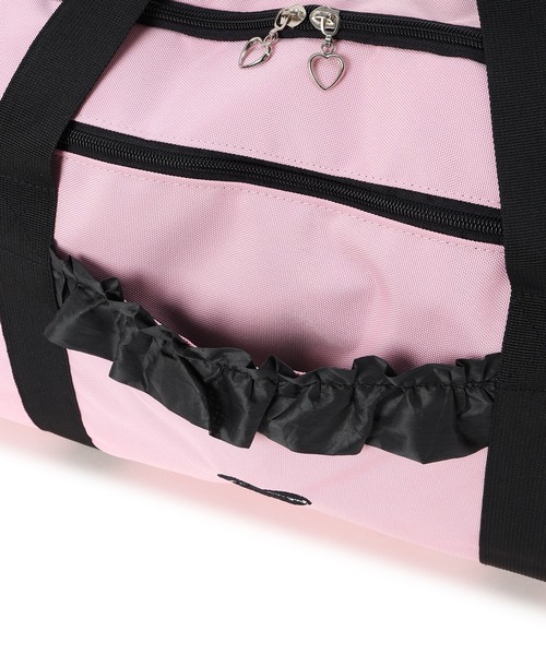 Amourire girl（アムリールガール）の「【Amourire girl】３WAYボストンバック/トラベルバッグ 42L（ボストンバッグ・キッズ・ブラック/ピンク・FREE）」の8枚目の写真
