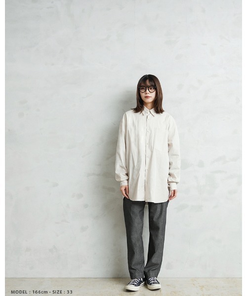 WAIPER.inc(ワイパーインク)の「WAIPER.inc フランス軍 1950~60年代 M-52 シャンブレー ツータック トラウザー【WP139】(スラックス・メンズ・ブラック/ネイビー・35/36/37/34/33/38/39)」の7枚目の写真