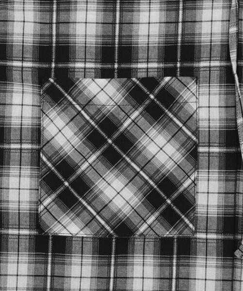 WEGO（ウィゴー）の「WEGO/フードチェックBIGシャツ（シャツ/ブラウス・レディース・ブラウン/ブラック・FREE）」の20枚目の写真