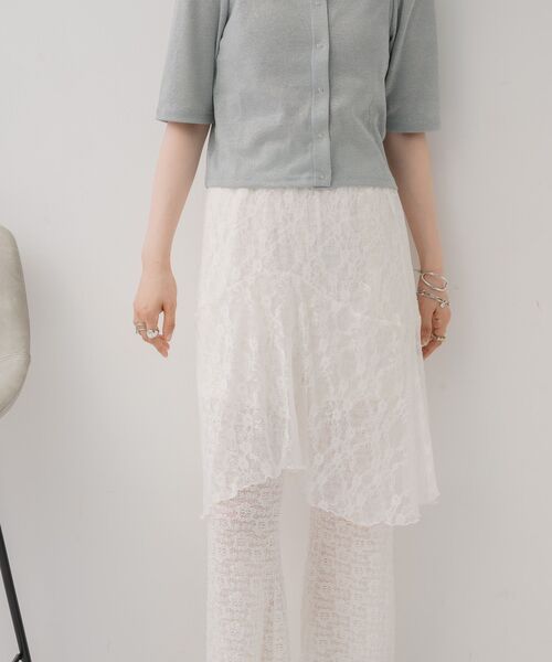 casita(RETRO GIRL)(カシータ)の「【新色追加】レイヤードスカート(ベルト・レディース・その他1/その他2/その他3/アイボリー/オフホワイト/キャメル・ONE SIZE)」の19枚目の写真