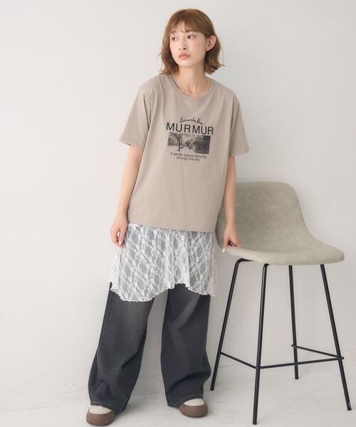 casita(RETRO GIRL)(カシータ)の「【新色追加】レイヤードスカート(ベルト・レディース・その他1/その他2/その他3/アイボリー/オフホワイト/キャメル・ONE SIZE)」の21枚目の写真