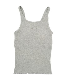 【ZOZO先行】cap in rib tank top