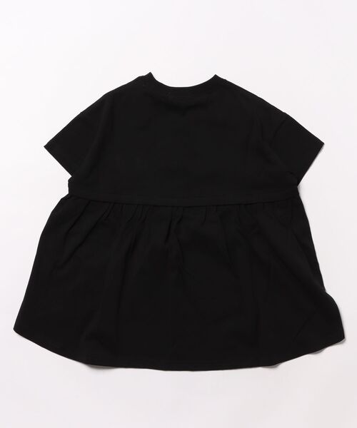 unica(ユニカ)の「テープロゴデザインT(Tシャツ/カットソー・キッズ・ブラック/オフホワイト・S/M/L/XL)」の3枚目の写真