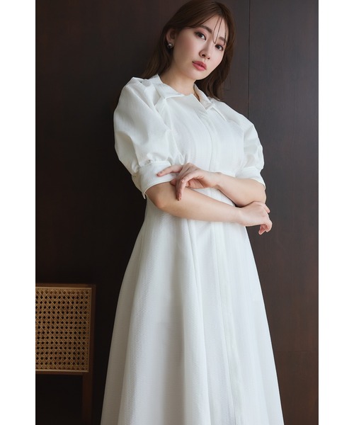ハーリップトゥVienna Volume Sleeve Shirt Dress Vienna Volume Sleeve Shirt Dress