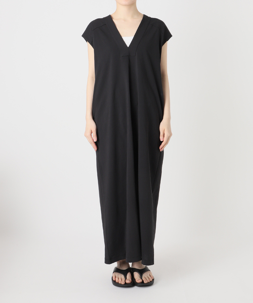 JOURNAL STANDARD relume(ジャーナルスタンダード レリューム)の「マキシプルオーバーワンピース(ワンピース・レディース・ブラック/カーキ・FREE)」の12枚目の写真